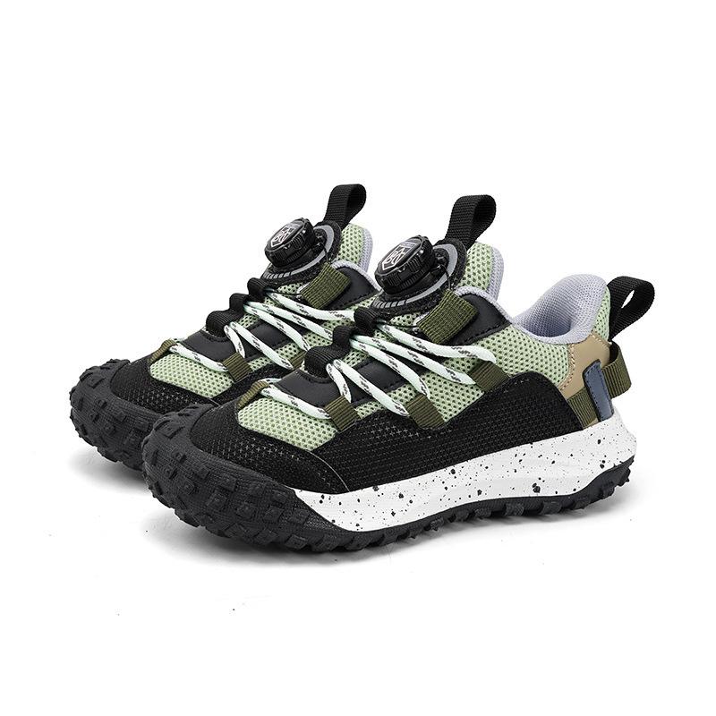 Boys 2025 shoes classmates new mesh breathable children outdoor middle and older children non-slip sports shoes running shoes