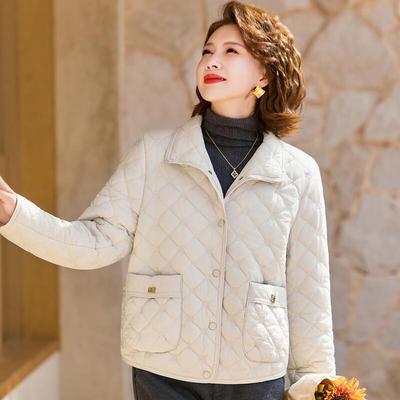 Past Women's Loose Fit Lapel Padded Jacket