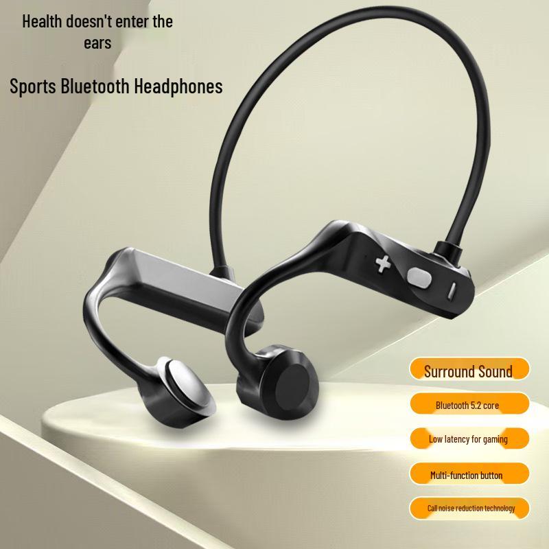 KS69 Immersive 3D Sound Bone Conduction Sports Ear-Hook Bluetooth Headphones