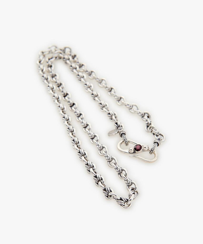 Man On The Boon [Gerochristo Jewelry] Twist Chain 50Cm_Silver 4716129215