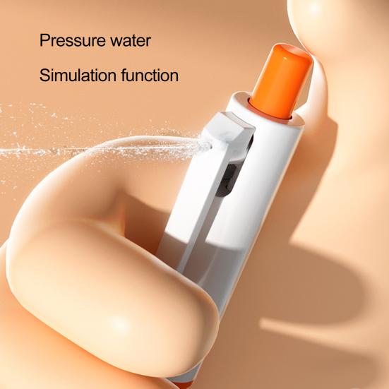 2 az 1-ben vízpermetes toll Vissza az iskolába Ajándék stresszoldó gyerekeknek játéktoll Vicces tréfa visszahúzható toll vízpermet funkcióval