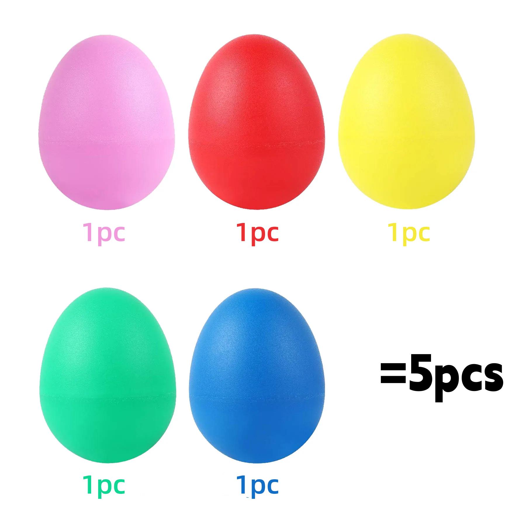 Egg Shakers Musical Instruments For Babies- Musical Maracas Percussion Instrument Easter Egg Plastic Egg Shakers Kids Toy Sets