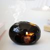 Ceramics Incense Burner Palo Santo White Sages Holder Modern Black Mini Aromatherapy Incense Dish Yoga Meditation Desktop Decoration Festival Gift