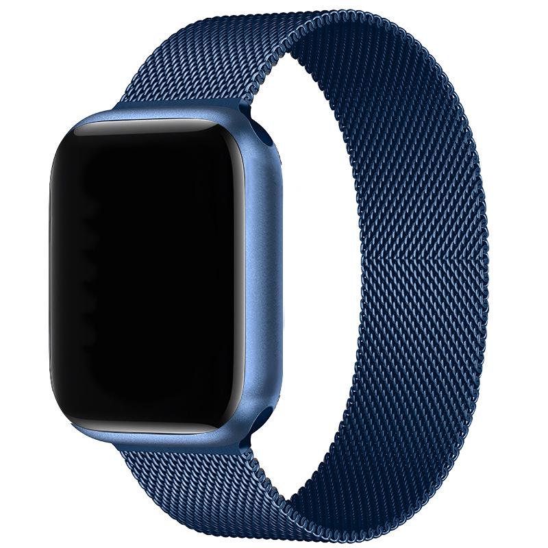 Compatibil cu Apple Watch S10 Brățară Magnetică din Oțel Milanese pentru iWatch 5-9 SE.