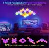 Smart RGB Music Rhythm Light: Color-Changing E-sports Atmosphere Quantum Honeycomb Light