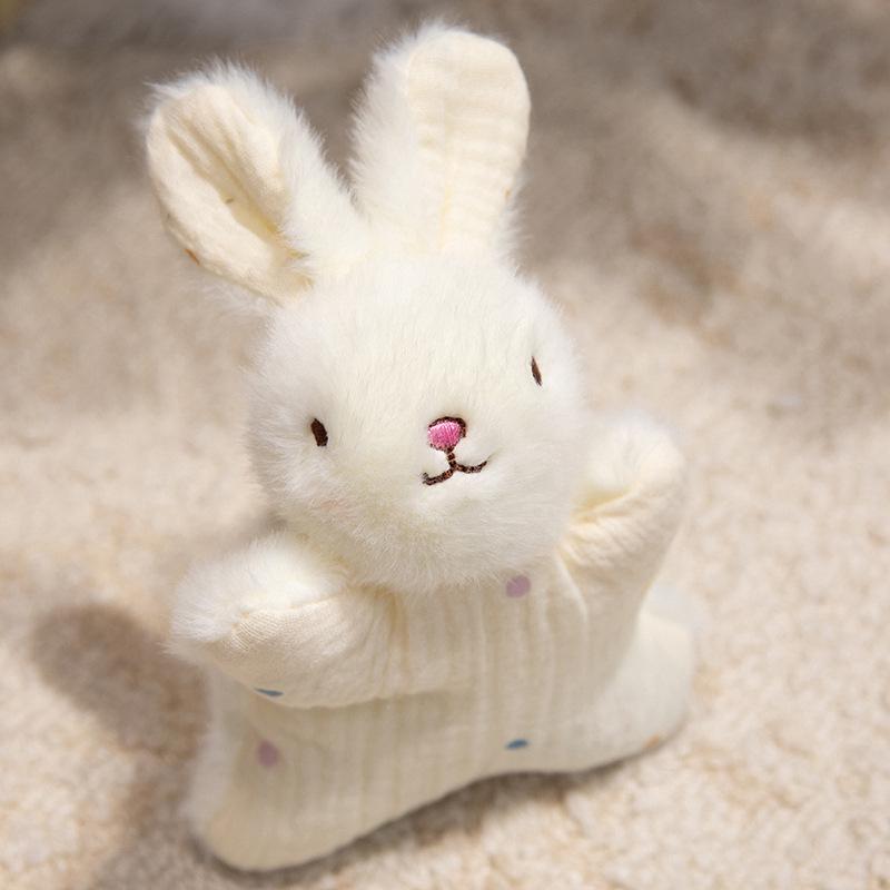

Cute Plush Rabbit Beanbag Doll - Healing, Soothing Squeeze Toy for Kids 15cm, 0.1KG