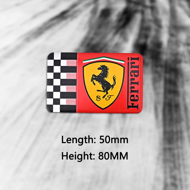 Car Emblem Stickers Body Decoration Decals For Ferrari F1 F8 F80 SF90 Stradale SF90Spider 296 GTB GTS Modification Accessories WM3