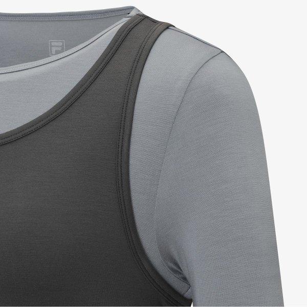 Fila Women S T ShirT Cover Up Layered