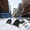 Snöskopa Lättvikts Vikbar Snöskopa Bilens Bagageutrymme Kompakt Bärbar Snöskopa med Halkfritt Handtag Snöröjningsverktyg