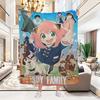 Spy X Family Summer King Size Microfiber Throw Blanket  Plaid Knitted Bedding for Home Interior Beach Towel