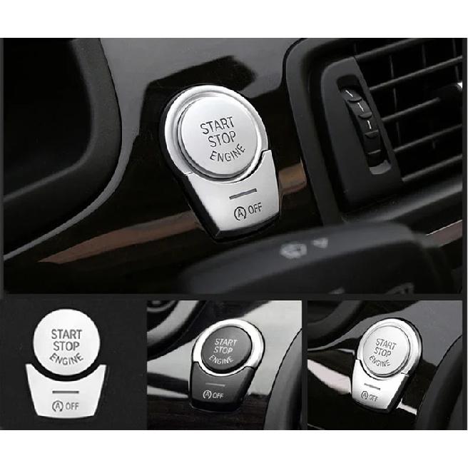Car Central Handbrake Auto H Button Left side Covers Stickers Trim for BMW 5 series GT 5/6/7 series F10 F01 F02 X3 X4 X5 X6