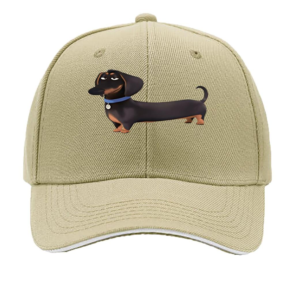 Fun Sausage Dog Print Baseball Cap Fashionable Adjustable Lightweight Durable Ideal for Hiking Sandwich Baseball Cap