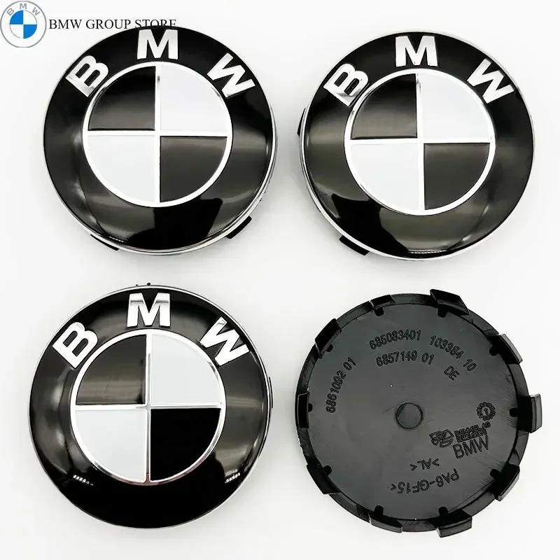 BMW GRUPPE 4 Stück 56MM 68MM Auto Rad Nabenkappen Mittelabdeckung Für BMW M M5 E39 E46 E60 E90 F01 F10 F30 G01 G20 G21 G30 G11 F15 X5 X3