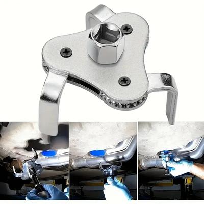 Adjustable Universal Oil Filter Wrench, Suitable for 2-1/2" To 4.5" Filters: 3-Cawl Oil Filter Removal Tool Set for Cars