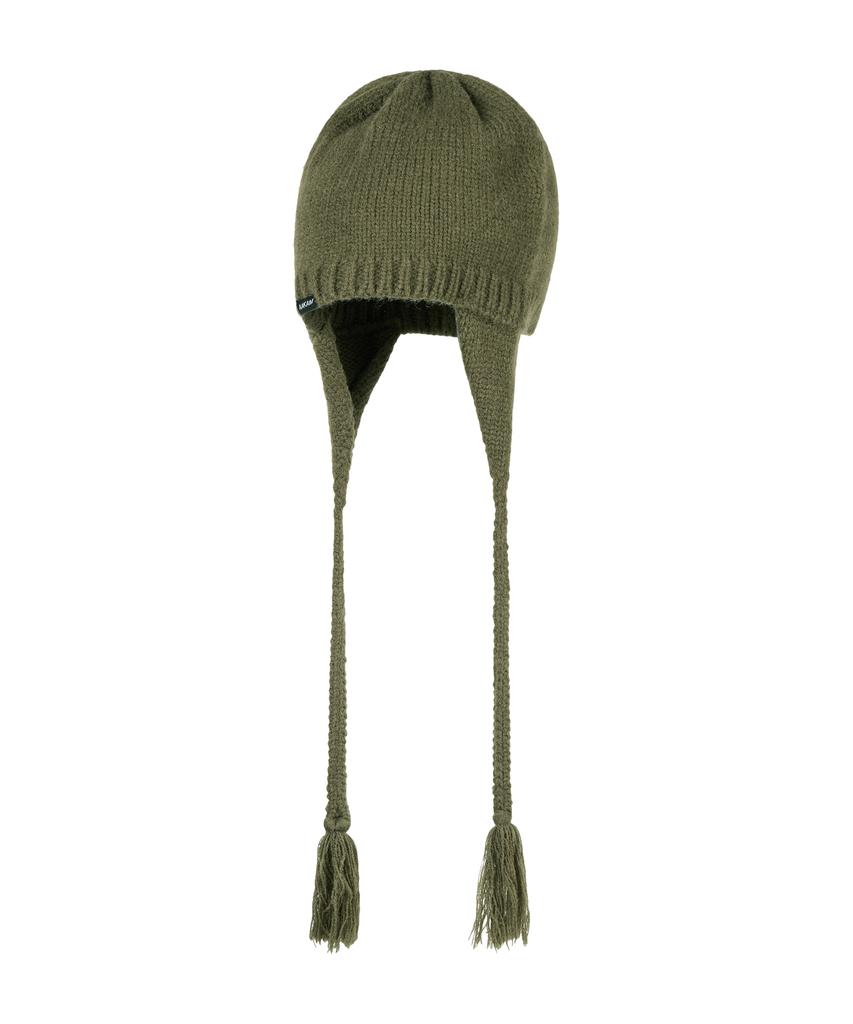 AAKAM Knitted Earflap Beanie (Khaki)