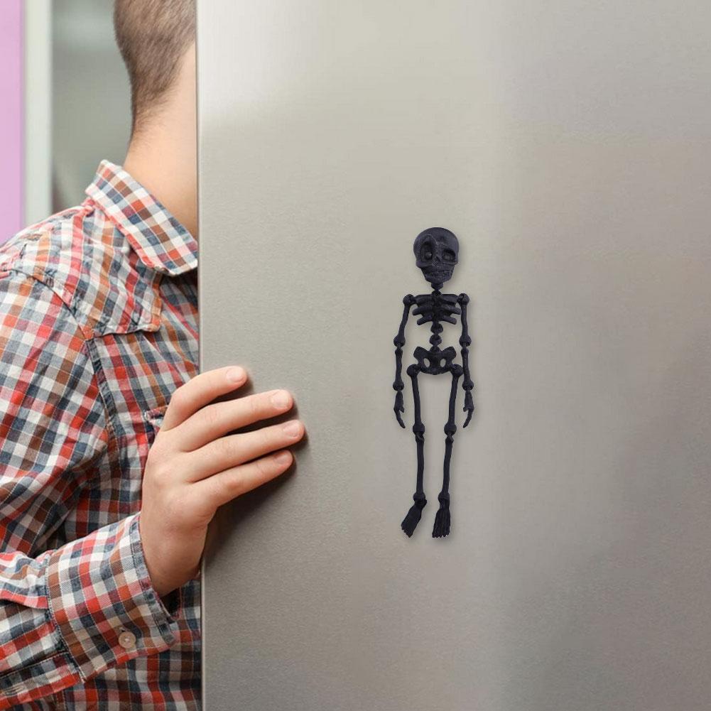 Halloweens Creatieve Mini Menselijke Schedel Koelkastmagneten 3D Geprint Grappige Beweegbare Goth Schedel Koelkastmagneten Halloween Cadeau