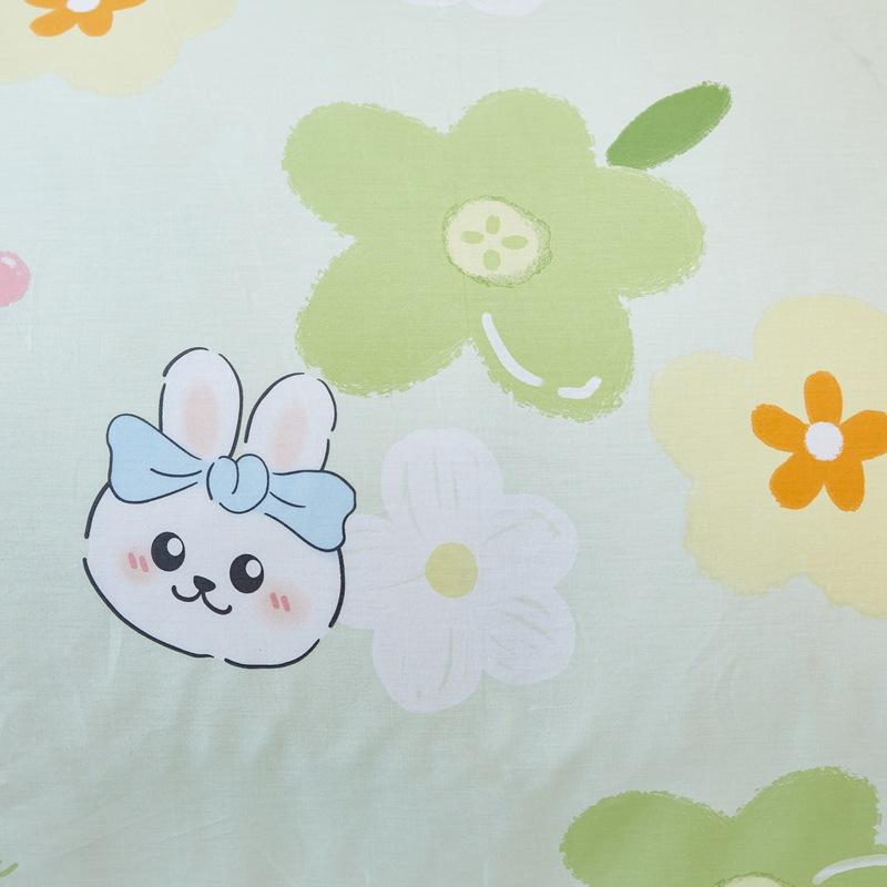 Printed Pure Cotton Student Dormitory Three-piece Four-piece Single Quilt Cover Sheet Pillowcase Duvet Cover