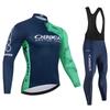 Hiru Team Autumn Cycling Jersey Set Long Sleeve Quick Dry Cycling Clothing Bike Uniform MTB Clothes Bicycle Wear Ropa Ciclismo