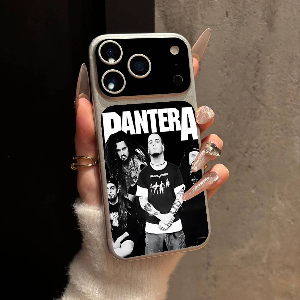 

Dark Heavy Metal Rock P-PanteraS Band Back Protective Decal Skin Wrap Sticker For IPhone 17 Pro 17 Pro Max iPhone 17 Pro