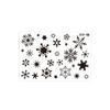 Snowflakes Stencil Christmas Templates Reusable PET Stencils for Kid Graffiti Drawing Scrapbooking Christmas Party Decor