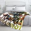 Italian Brainrot AI Generated Animals Plush Thin Blanket Kids Adult Flannel Throw Blanket for Outdoor Super Soft Bedspread Gift