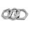 304 Stainless Steel Thin Hex Lock Nut & Washer for Faucet Pipe Thread Connection.
