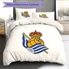 Real Sociedad Pattern Bedding Quilt Set  Home Decoration  Gift (1 * duvet cover + 2 * pillowcase  without core)