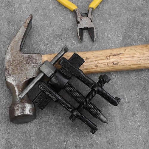 UrbanPulse Bearing Puller, Easy, Labor-Saving, Adjustable Two-Jaw Bearing Gear Puller Removal Tool for Car, Motorcycle, and Automotive Repairs (Black,