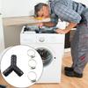 Easy Installs Y Shaped Drain Pipe Adapter 20mm Diameter Washing Machine Suitable Stable Plastic Construction