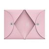 Hermes Calvi 7 Silver Buckle Epsom Leather Card Holder Women card holder Rose-Pink H044164CKM7