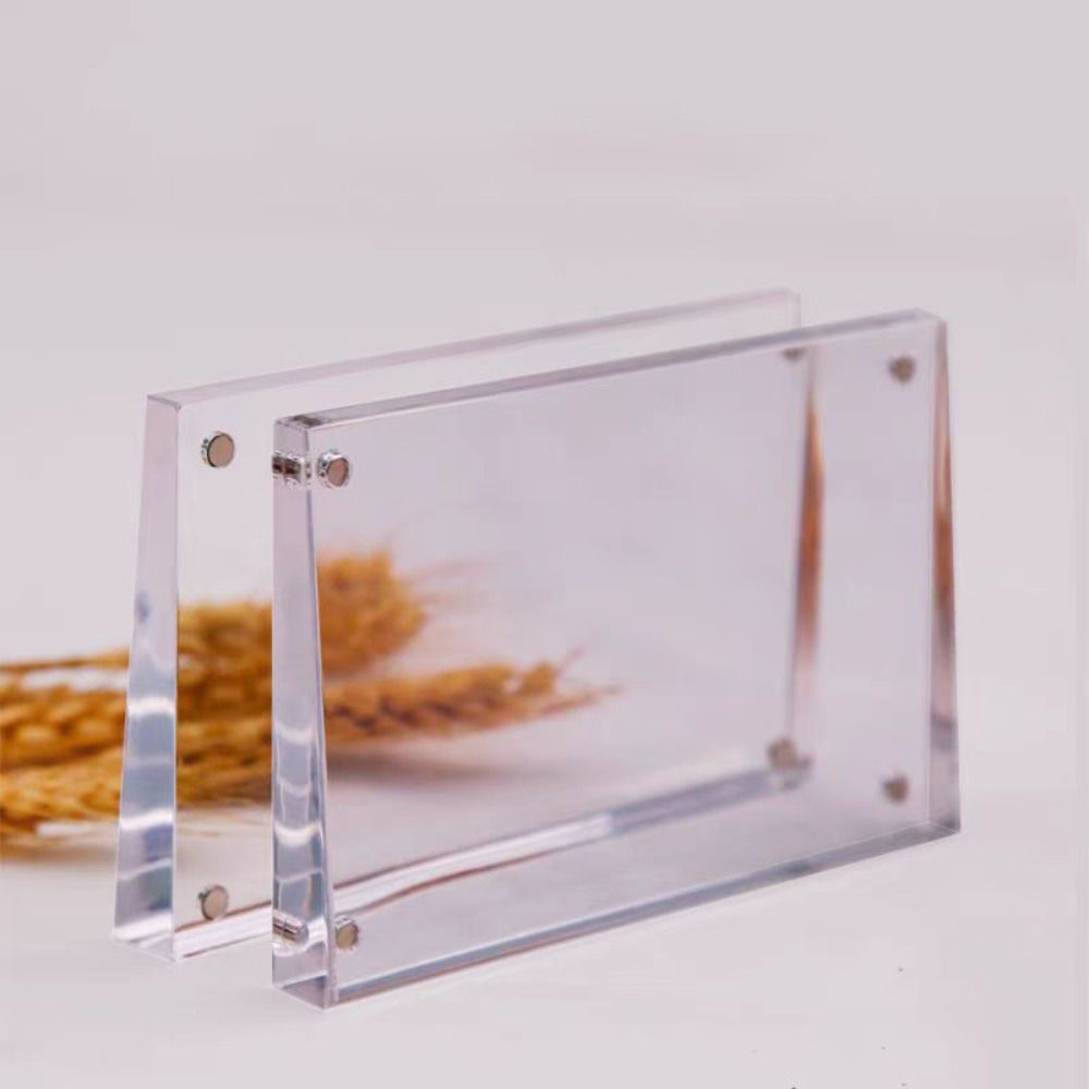 Acrylic Picture Frame Clear Sign Holder Stylish Card Tags  Home Decor