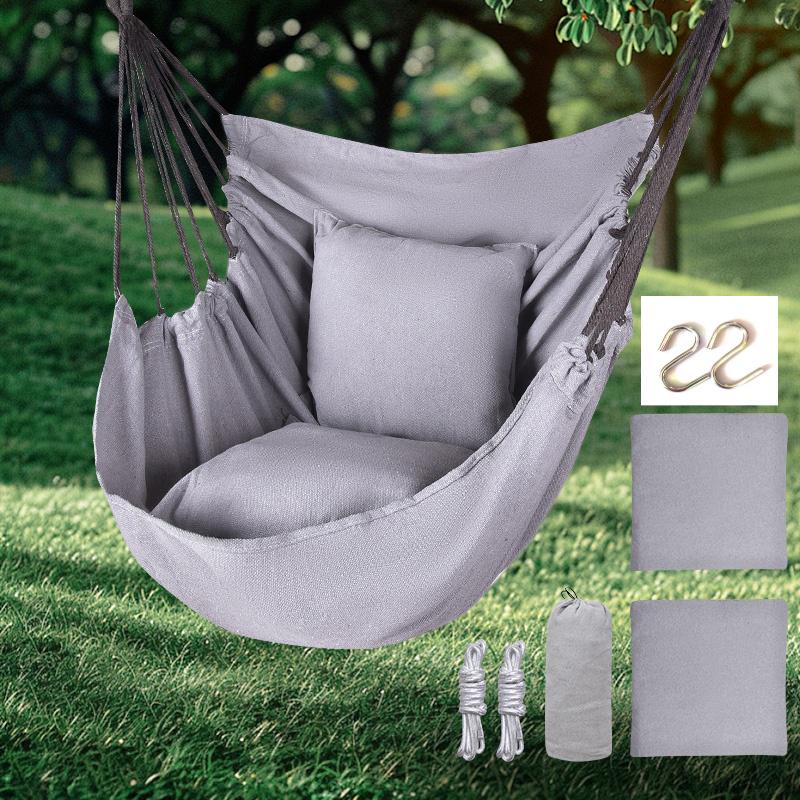 Canvas Swing Chair for Dorm Rooms and Bedrooms – Perfect for Students and Adults