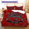Liverbird logo  Pattern Bedding Quilt Set Quilt Cover Pillowcase Home Decoration Birthday Gift (1 * duvet cover + 2 * pillowcase, without core)