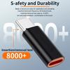 Light Female To USB Type C Converter Adapter Solid Metal Build Compactly Design for Car Use Seamlessly Device Charging