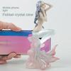 Raffinata Statuetta Sirena Corallo Onda Marina in Resina Ornamento Artigianale per Casa Auto Decorazione Regalo Ragazze Bambini Festival