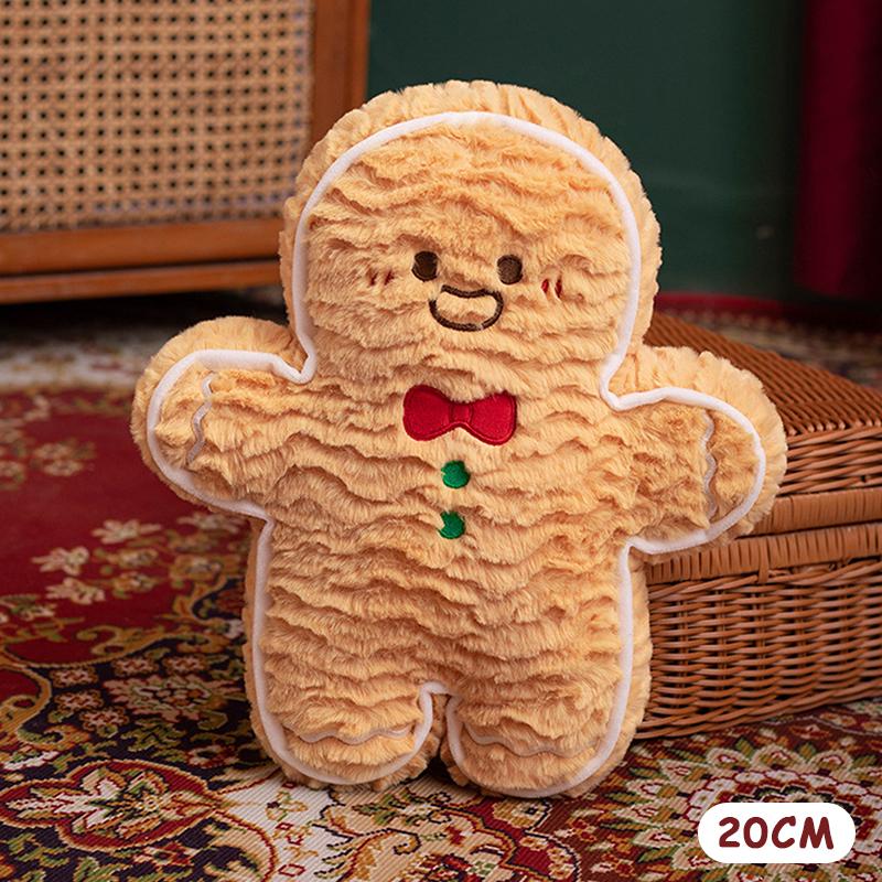 20/30/40/42/45/48Cm Colorful Christmas Decorations Plush Pillows Gingerbread Man Figurines Christmas Gifts
