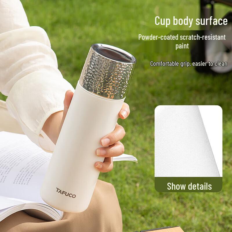 TAFUCO 450ml Insulated Ceramic Lined Coffee & Tea Mug