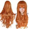 Synthetic Hair Forest Green Lolita Cosplay Wig Curly Sailor Pluto Anime Wigs Tsuyu Asui Halloween Costume Wig for Girl