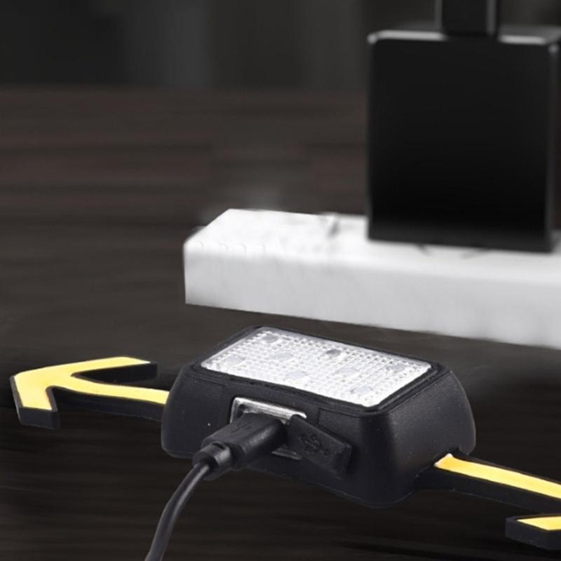 Cycling Helmets Taillight Helmets Turn Signal Light LED Safety Warning Light Cycling Safety Light Easy Installation