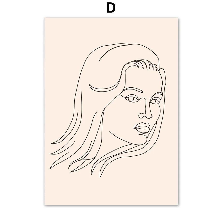 Wüstenlandschaft Boho Minimalistisch Blatt Wandkunst Leinwandmalerei Nordisches Poster und Drucke Wandbilder für Wohnzimmer Heimdekor