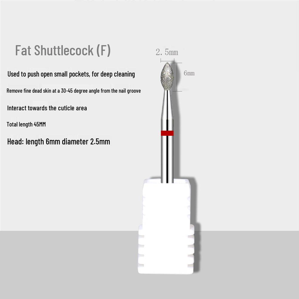 Diamond Nail Head Set for Cuticle & Nail Pre-Treatment and Removal