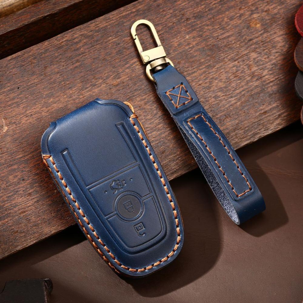 Dla Forda Pokrowiec na Kluczyk Samochodowy dla Focusa Mondeo Escape Fiesty Ecosport Wytrzymałe Etui Ochronne