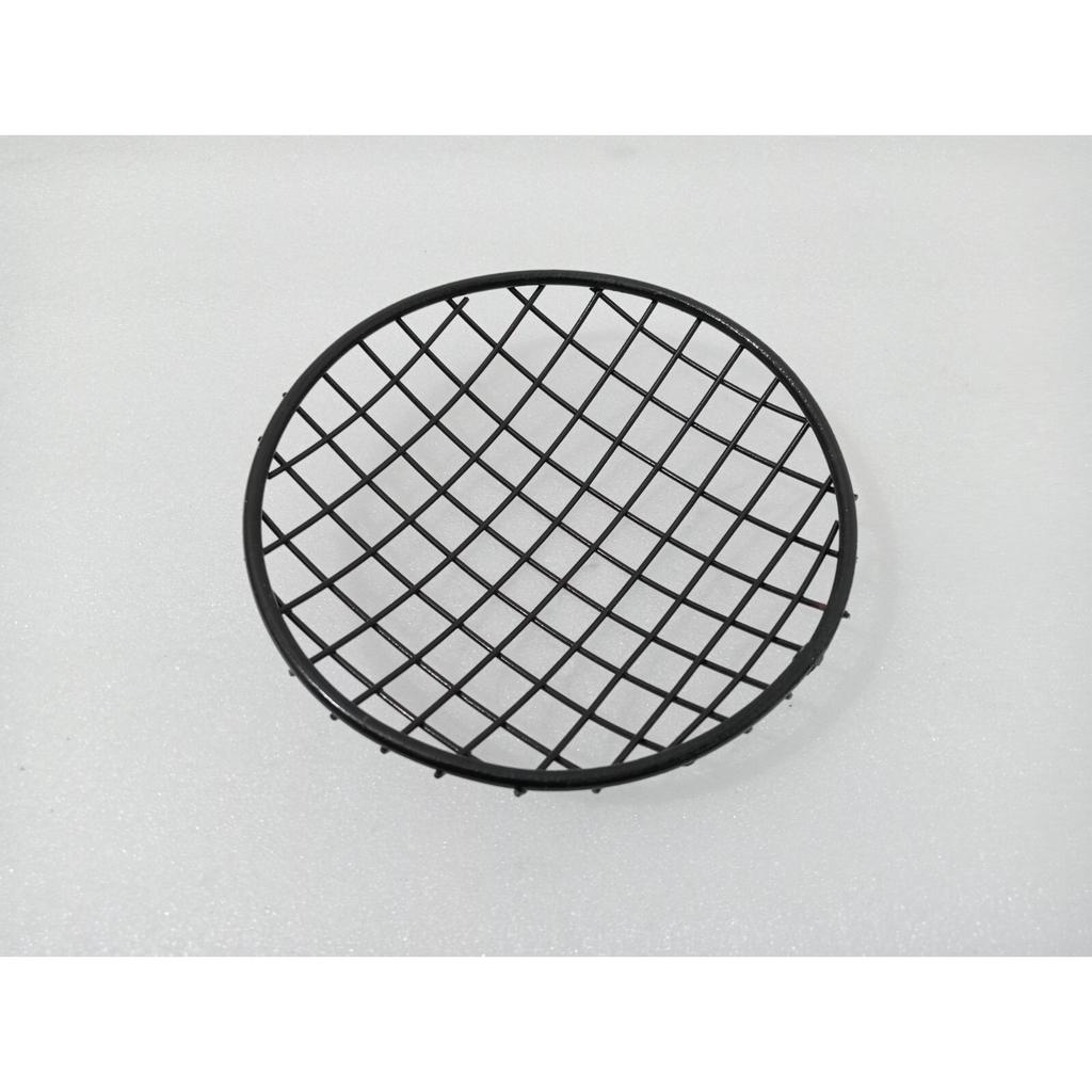 Steel Black 7'' Head Light Grill For Norton BSA AJS |Fit For