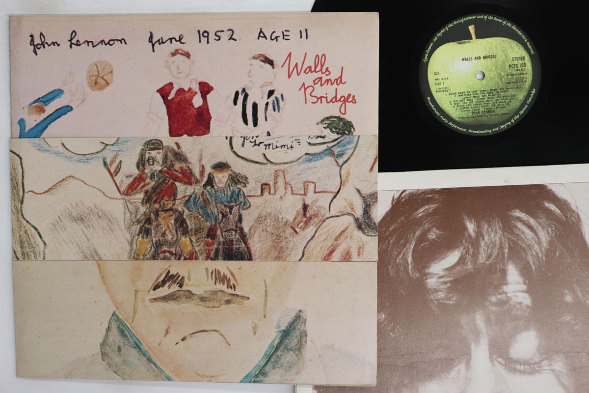 LP Record JOHN LENNON Walls And Bridges PCTC253 APPLE 1974 UK Rock Used