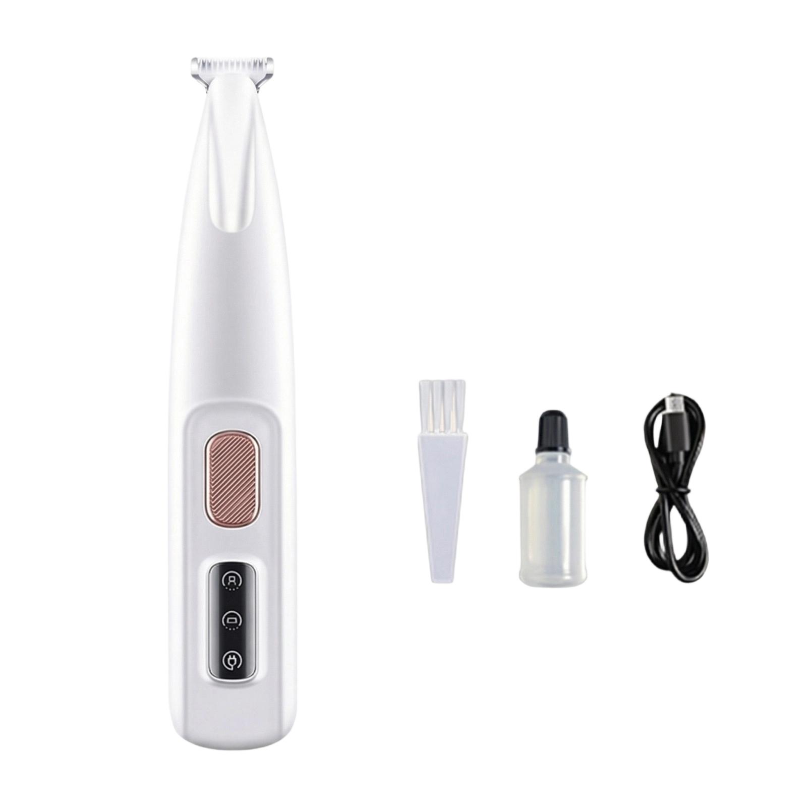 

Pet Hair Grooming Tool With Light, Electric Care Device For Cats And Dogs, Portable Shaver For Pet Feet Hair One Size