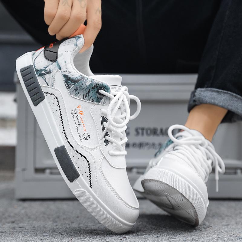 

Foreign trade autumn extra large size student shoes 45 Guochao board shoes 46 leather casual sports shoes breathable men s shoes 47 39