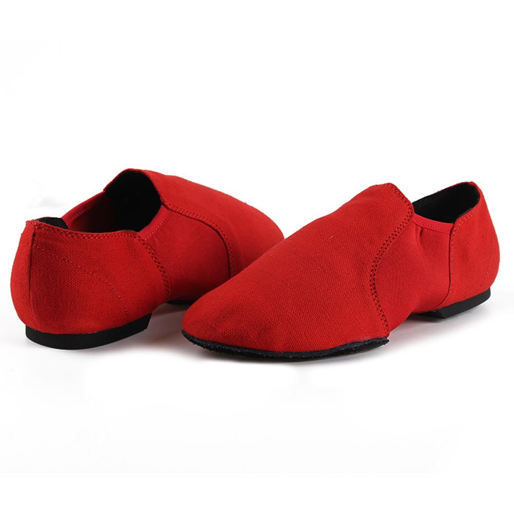 Scarpe da ballo in tela da donna Scarpe da balletto per danza jazz per adulti Scarpe da insegnante Scarpe con fondo morbido