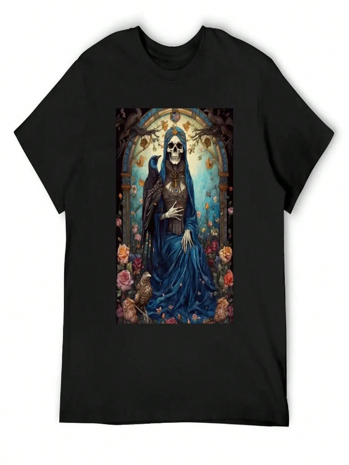 Футболка Nuestra Se_ora De La Santa Muerte Летняя 2025 Аниме Футболка Blue Lock унисекс Дизайнерская футболка S разноцветный
