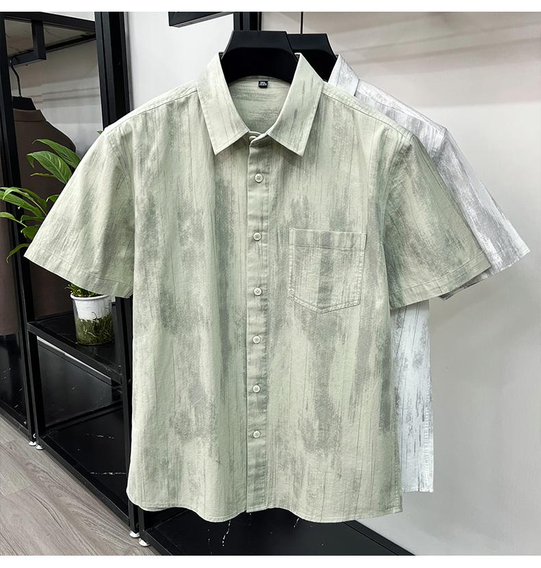 100% Long Staple Cotton Summer Shirt for Men