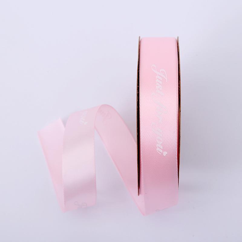 2.5cm Satin Ribbon for Gift Boxes, Cakes, and Flowers - Decorative Bowknot and Woven Colored Ribbon